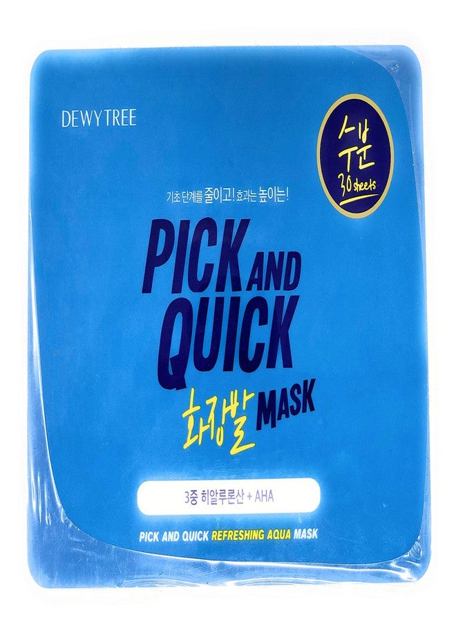 Dewytree Pick and Quick Refreshing Aqua Mask, 30 Sheets, 13.40 oz (380 g) - Image 2